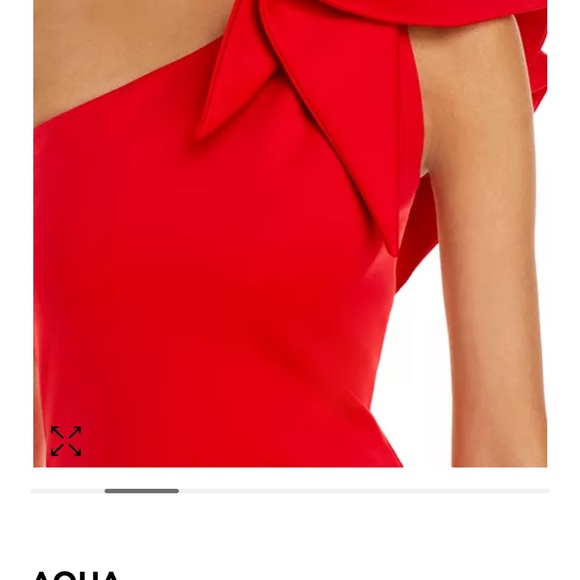 Aqua red gown (size 6) - Picture 10 of 13